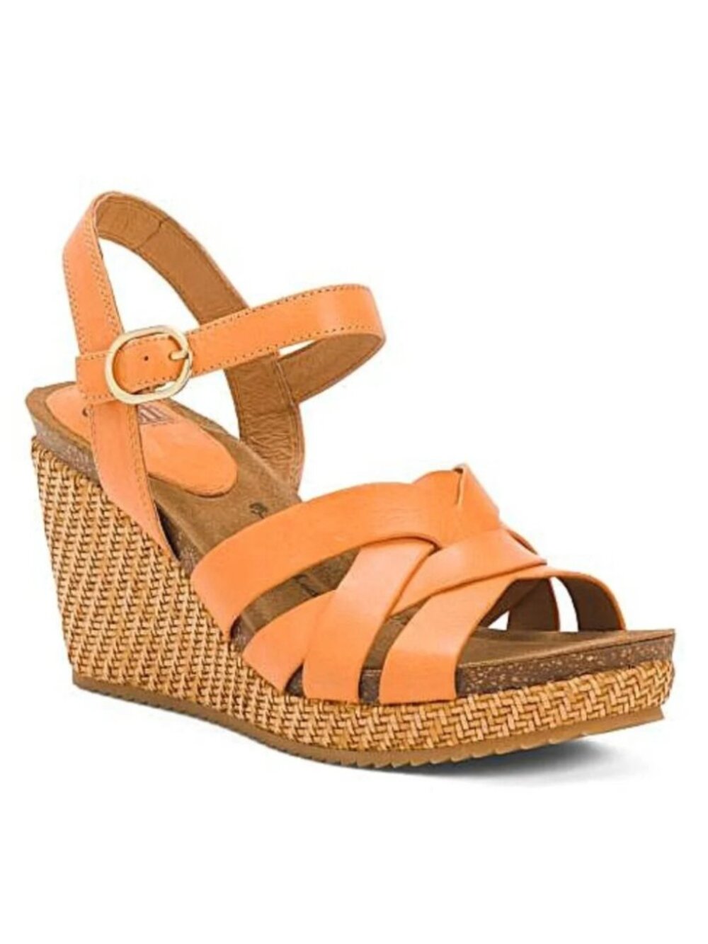 SOFFT Leather Carlana Comfort Wedge Sandals